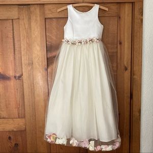 Flower Girl or Easter Dress, Girls Size 9-10, for Wedding or Special Occasion